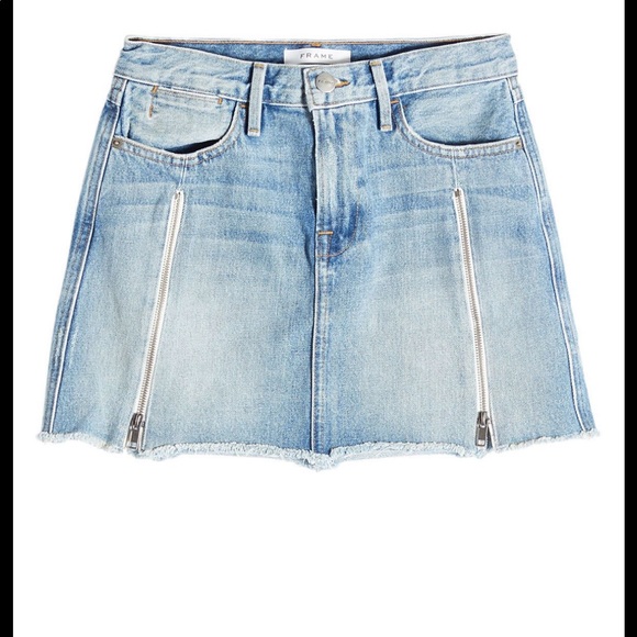 Frame Denim Dresses & Skirts - Frame skirt with zippers